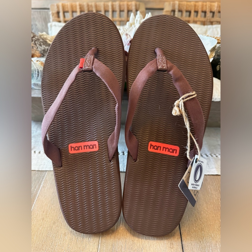 Hari Mari Women’s Flip Flop Sandals, Dunes Cappuccino, Multiple Sizes, NWT - Picture 6 of 14